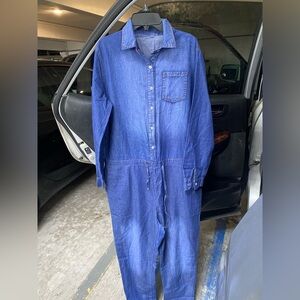 Blue Denim Jumpsuit